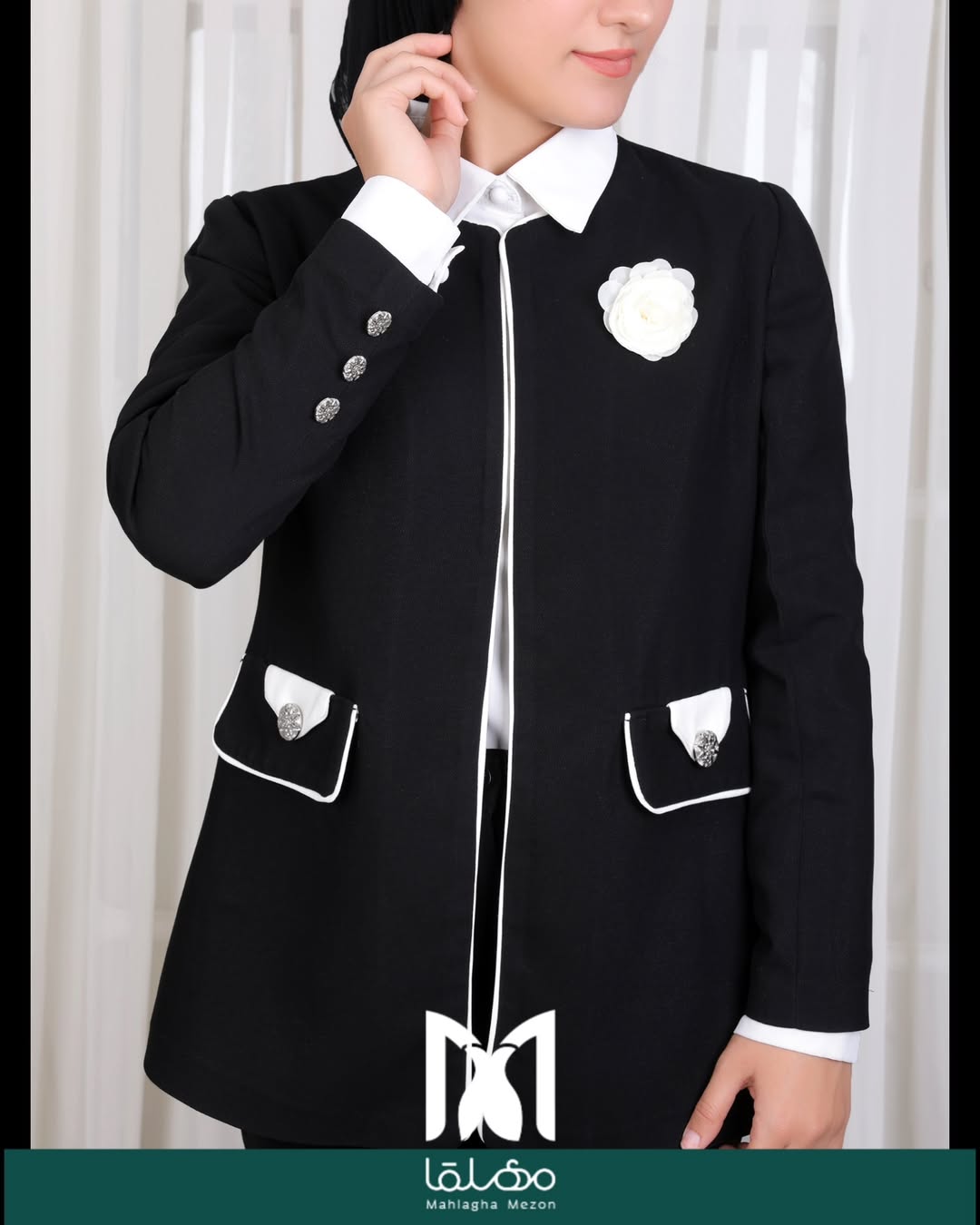 کت مشکی لمه